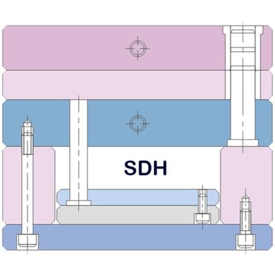 Material mais alto padrão plástico da dureza 50c da base de molde de DXM